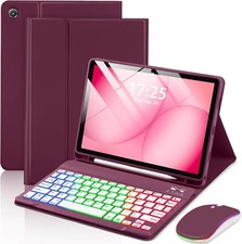 Case for Samsung Galaxy Tab A11 Plus Detachable USB-C Keypad, Pen Slot