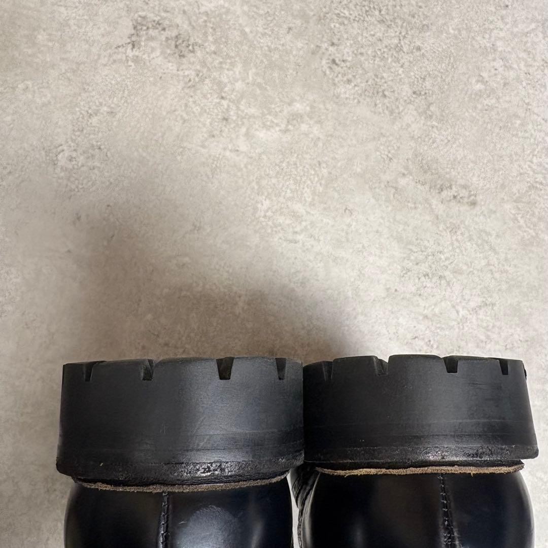 PRADA Commando Sole Boots, Leather, Black, Unisex, US7.5, From Japan, y9746 thumbnail 8