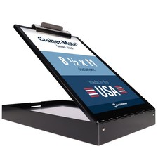 Heavy Duty Medical Clipboard Saunders Cruiser Mate Aluminum Black