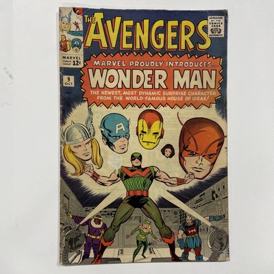 Avengers 9 Very Good+ Vg+ 4.5 Marvel 1964 1st Appearance Wonder Man | eBay
