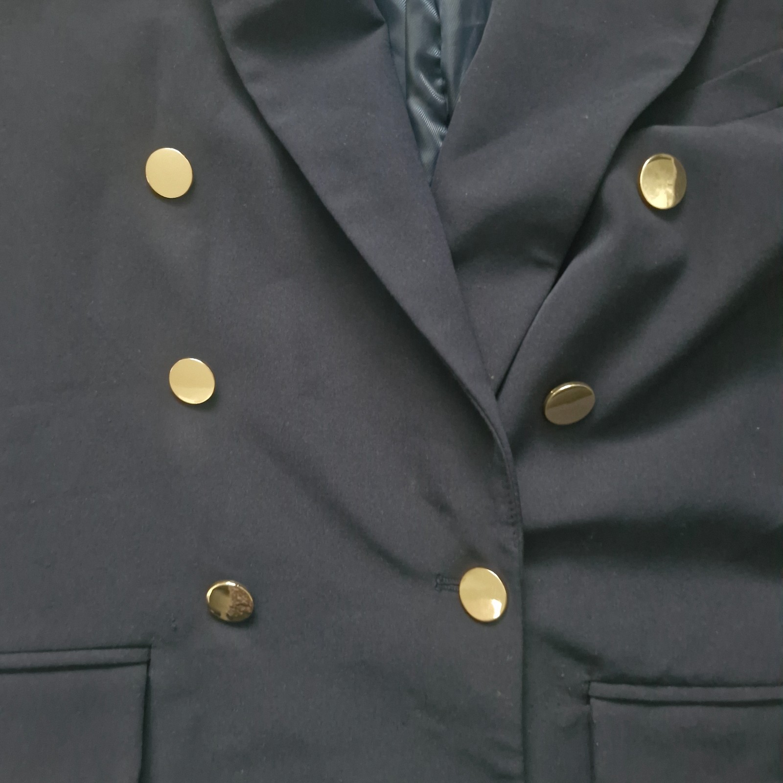 Zara Basic Blazer Jacket Womens  Double Breasted … - image 3