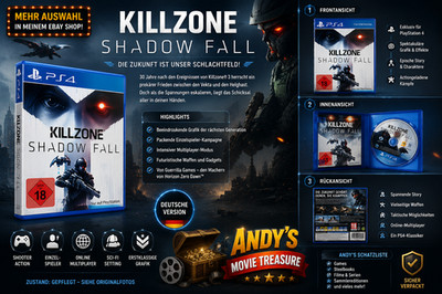 PS 4 - KILLZONE :  Shadow Fall  - Blu-ray -  Sony PlayStation 4 - FSK 18