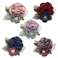 Flower Brooch, Artificial Flower Pin, Pin, Wedding