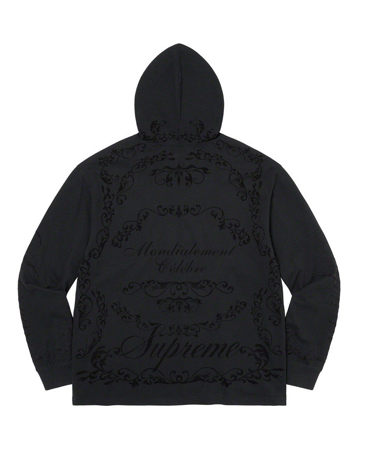 Supreme Celebre Hooded L/S Top Black - XL
