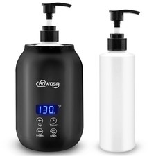 Massage Oil Warmer Bottle Professional Lotion Single Heating, Black