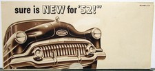 1952 Buick Eight Special Super Roadmaster Sales Brochure Mailer Original