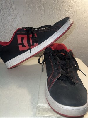 DC Shoes Gaveler Skater Men's 11.5 Black/ red Skateboarding Classic Puffy Low