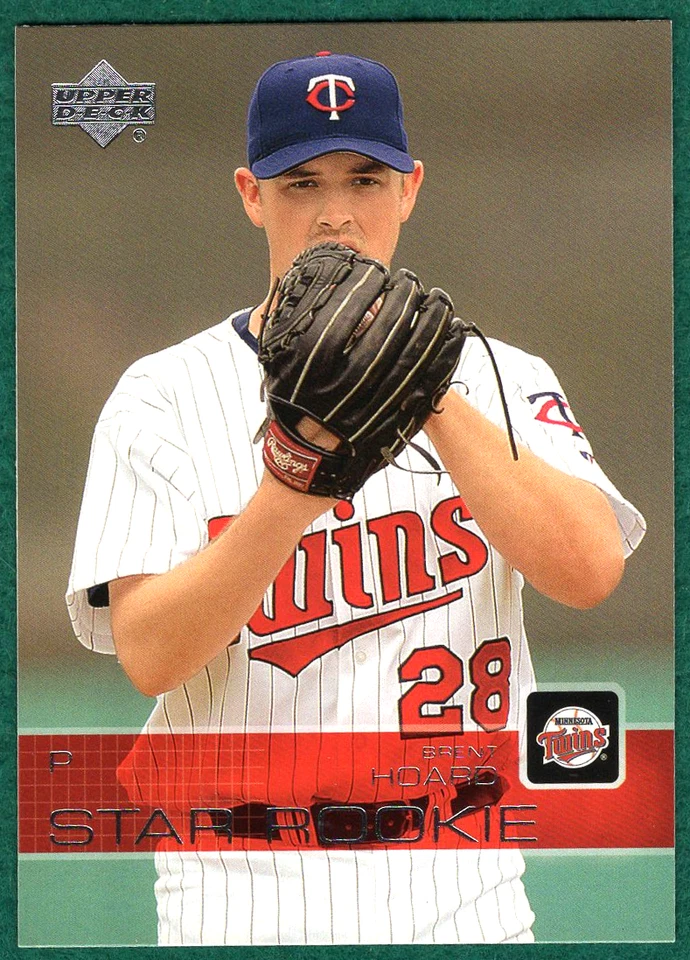 Brent Hoard - 2003 Upper Deck #518 - Minnesota Twins Star Rookie Baseball Card - Image 2 of 3