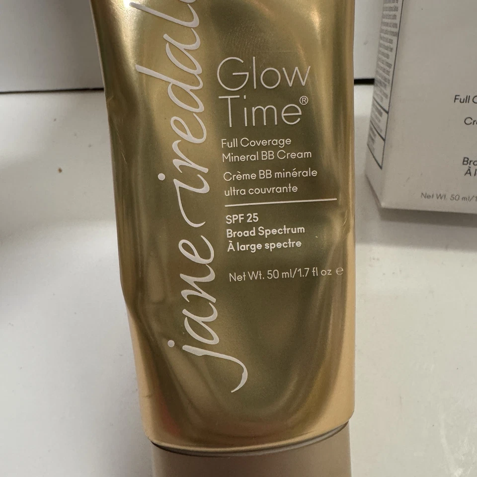 Jane Iredale зарево время полное покрытие минеральный BB крем BB1 Spf 25 1,7 унц - Изображение 4 из 4