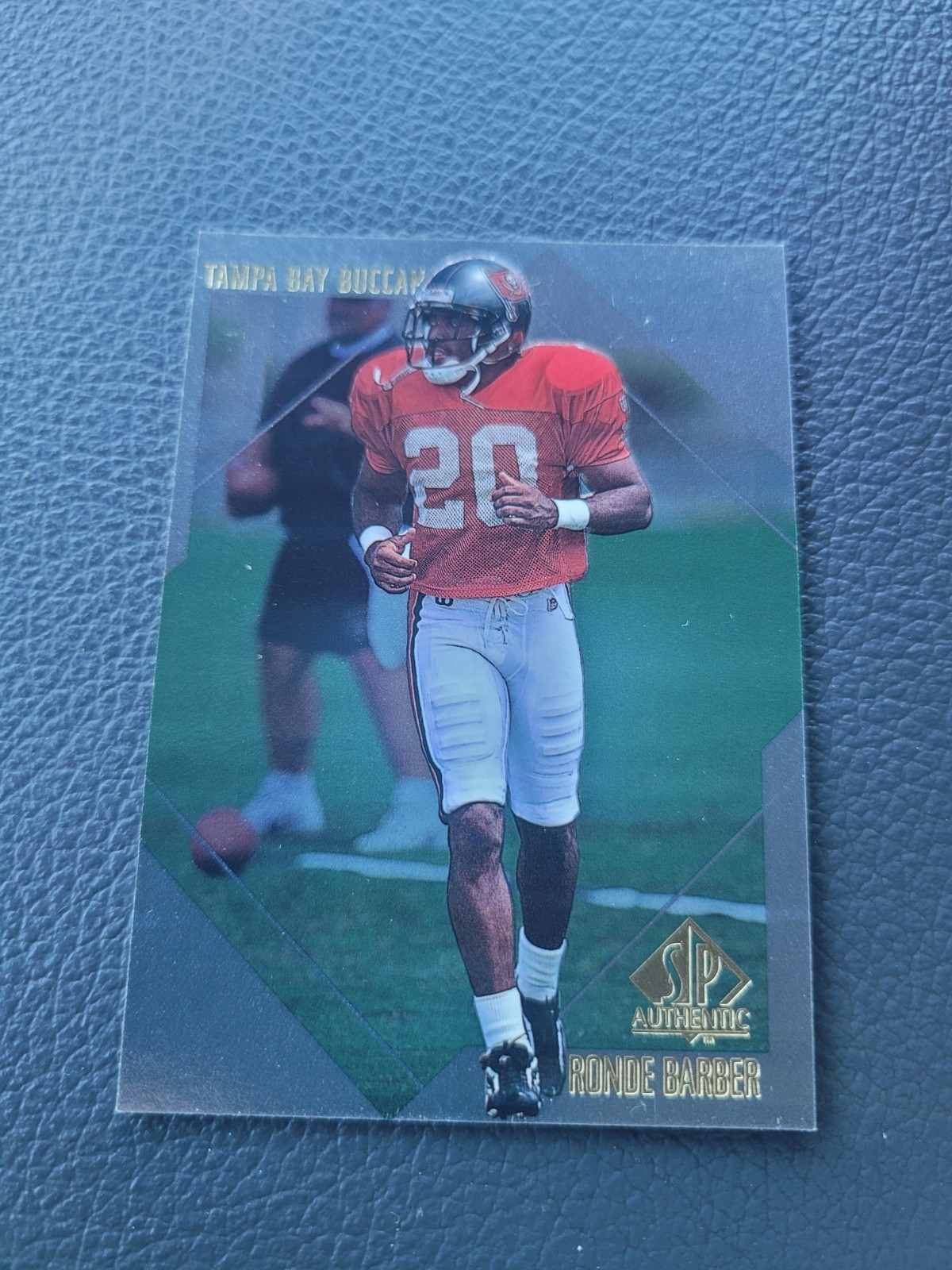 1997 SP Authentic Ronde Barber RC #186 Tampa Bay Buccaneers Football HOF
