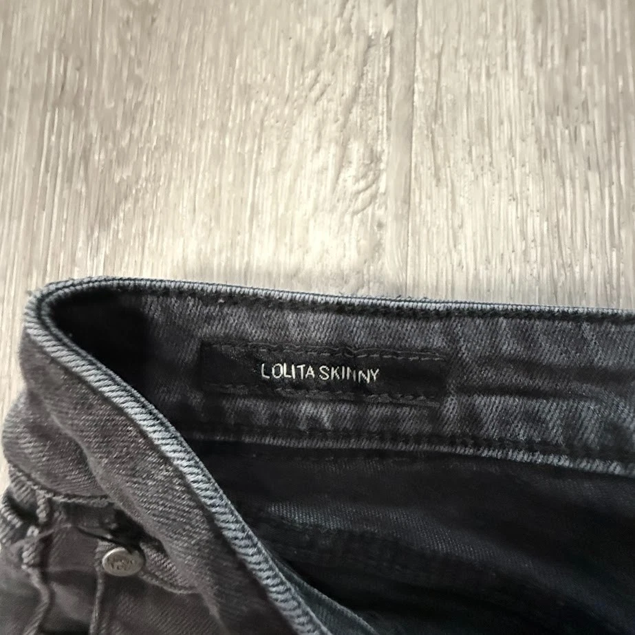 Lucky Brand Lolita Skinny Jeans Women’s 2/26 Gray Mid-Rise Stretch Denim - Image 4 of 4