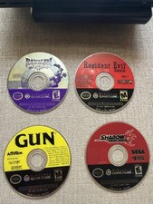 GameCube Untested Game Lot Shadow Rayman Arena Resident Evil Zero Gun See Photos