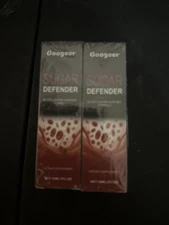 2 x GOOGEER Sugar Defender Blood Sugar Support Supplement 1 Oz Each Exp 6/2027