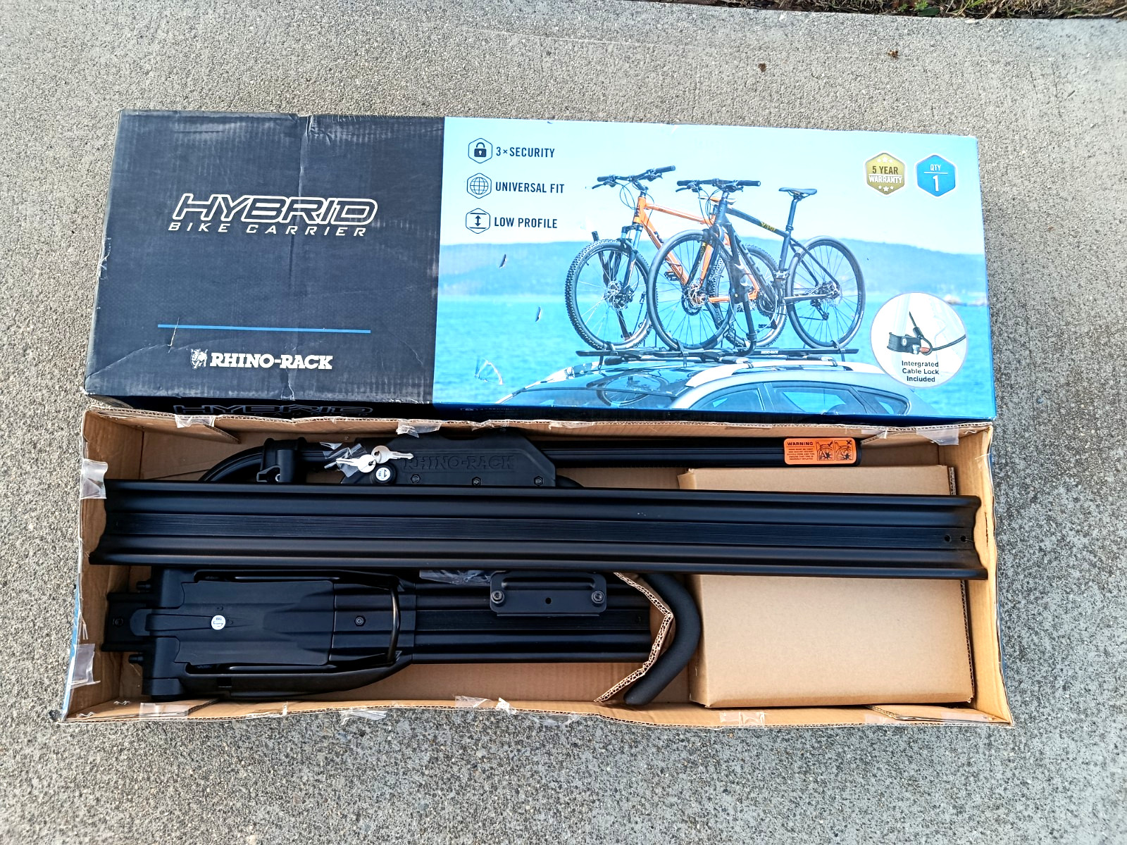 Rhino Rack RBC050 Hybrid Bike Carrier NIOB AS-IS