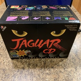 Atari Jaguar Console and Atari cd player CIB!