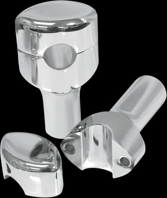 LA Choppers 3in Chrome Smooth Hefty Handlebar Riser Yamaha V Star 1100 99-09