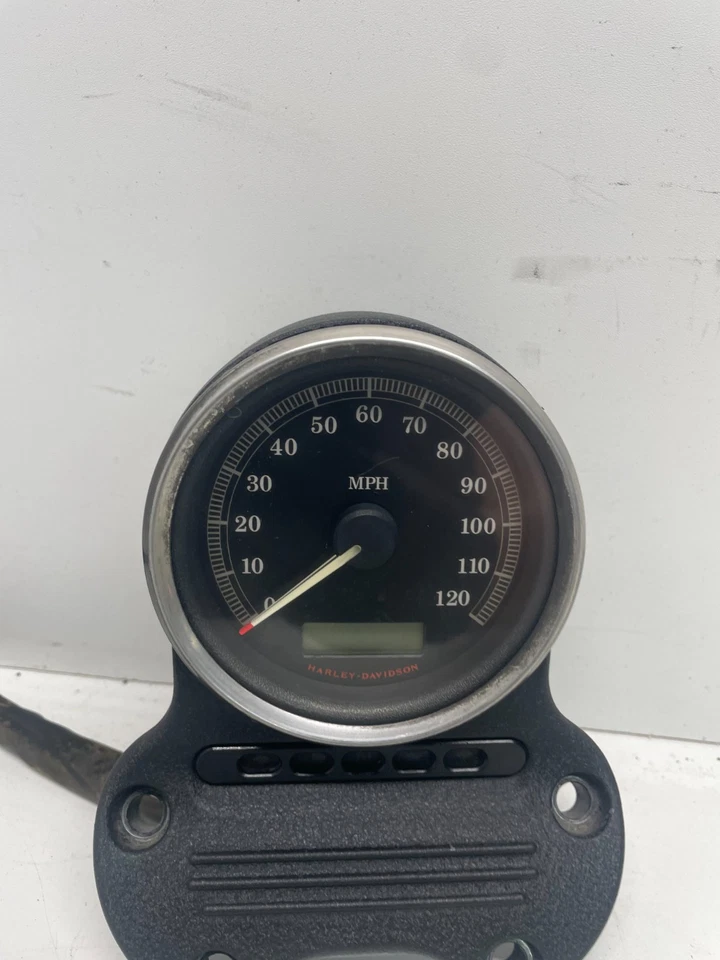 Harley Sportster 1200 XL1200N 883 2007-2012 velocímetro calibre 67037-08 OEM Foto 2 de 4