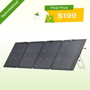 EcoFlow NextGen 220W Bifacial IP68 Portable Solar Panel Certified Refurbished