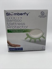 Slumberfy Bamboo Mattress Protector King Size New Natural Breathable Waterproof