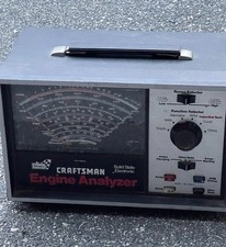 Vintage Sears Craftsman Solid State Engine Analyzer Model 161.210400 1970s Vintage Sears Craftsman Solid State Engine Analyzer Model 161.210400 1970s