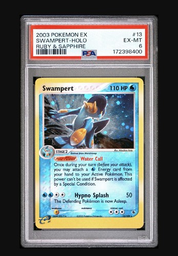 Swampert graded PSA 6 for sale on eBay