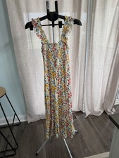 Nevena Rae Women’s Small Yellow Floral Dress