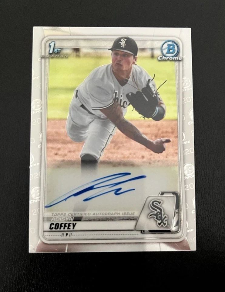 2020 Bowman Draft - Chrome Draft Picks Autographs Adisyn Coffey #CDA-AC (AU, RC) - Image 3 of 4