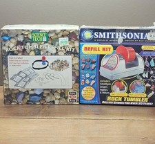 Lot of 2 Vintage Rock Tumbler Refill Kits Science Tech  Smithsonian New NOS