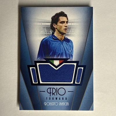 Futera Unique 2024 Football Roberto Mancini TRF20 game worn Patch 05/09
