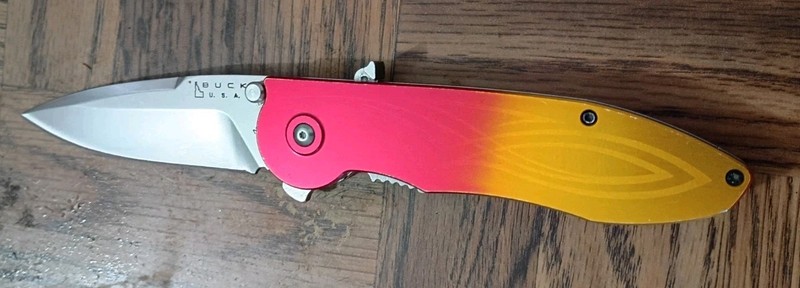 Buck Sirus knife 2005 Idaho USA 298 ATS-34 BOS