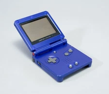 (MA5) Nintendo Game Boy Advance SP Console Blue AGS-001 (No Charger)