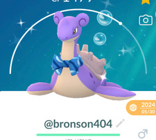Shiny Lapras Wearing a Scarf 20k registered