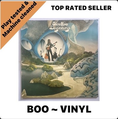 Steve Howe 'Beginnings' Record Vinyl 12'' LP UK 1975 K50151 prog rock EX / VG+