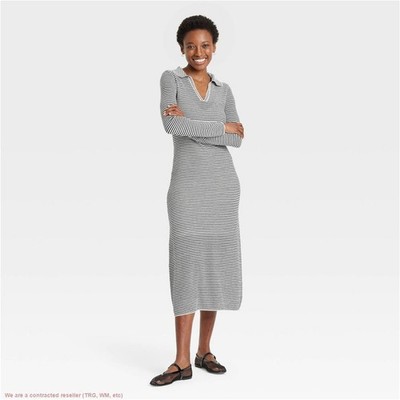 Women's Long Sleeve Maxi Sweater Dress M *SEE DEAL!!!* 198420401368| eBay