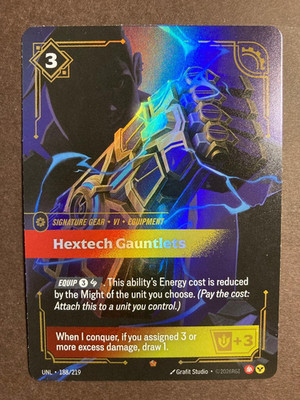 Hextech Gauntlets - Riftbound Unleashed UNL-188/219