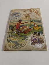 Disney Lorcana - Wilds Unknown Puzzle Art Card Complete Set Of 9 Cards