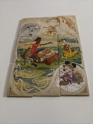 Disney Lorcana - Wilds Unknown Puzzle Art Card Complete Set Of 9 Cards