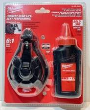 MILWAUKEE - BOLD LINE CHALK REEL w/Red Refill 48-22-3986 - NEW IN PACKAGE