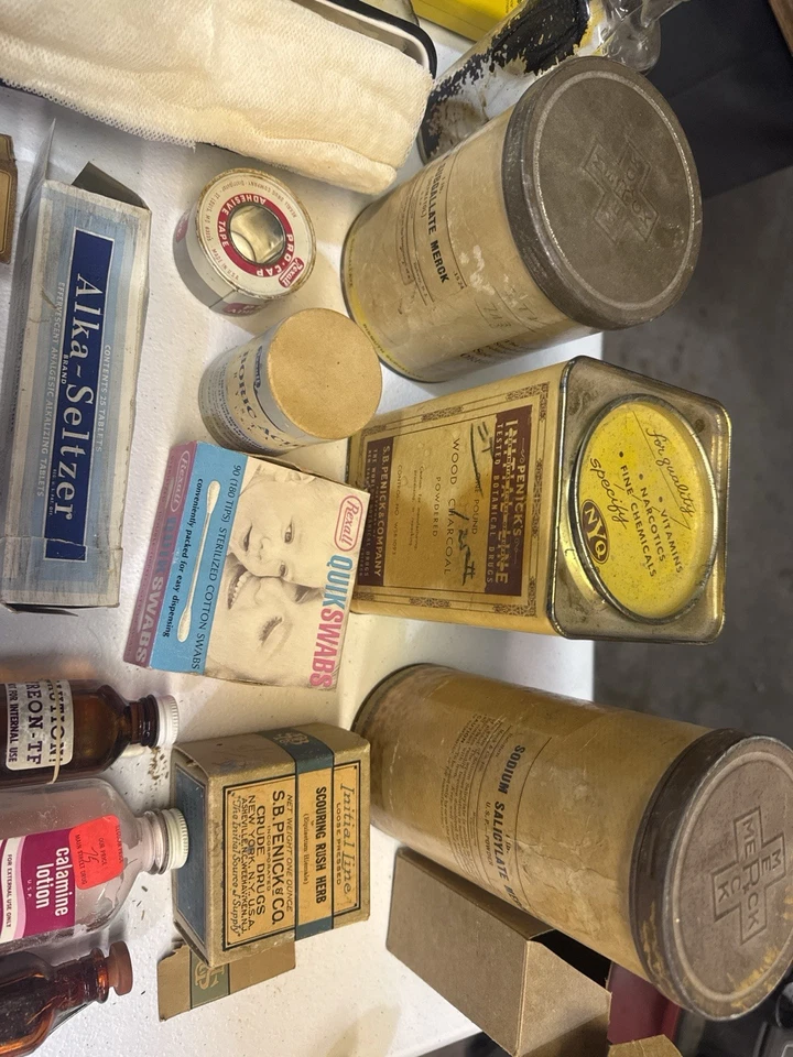 Gran Lote 40+ Botellas y Cajas De Colección Farmacia Medicina - Rexall, Ex-Lax Foto 3 de 4