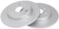 2X A.B.S. Bremsscheibe 17161 FüR City 452 Fortwo Roadster 450 Crossblade Smart