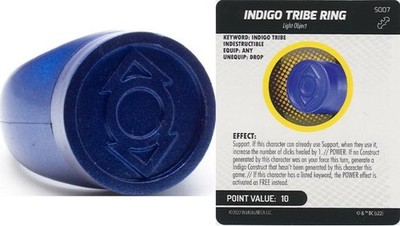 DC Heroclix Batman Team Up Special : Indigo Tribe Ring #s007