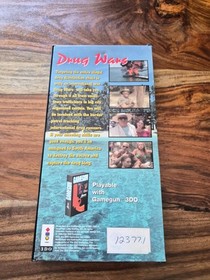 DRUG WARS Panasonic 3DO 1994 Complete CIB Longbox