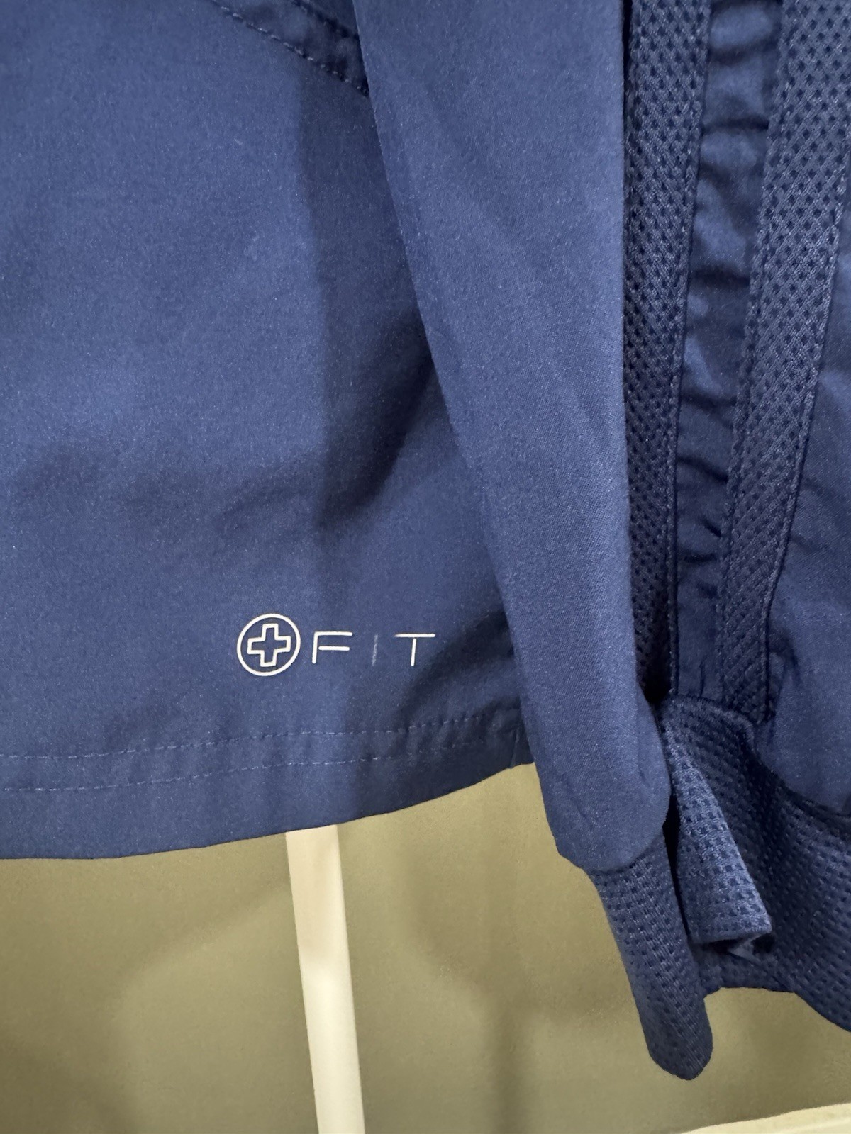 White Cross Scrub Jacket  Pockets