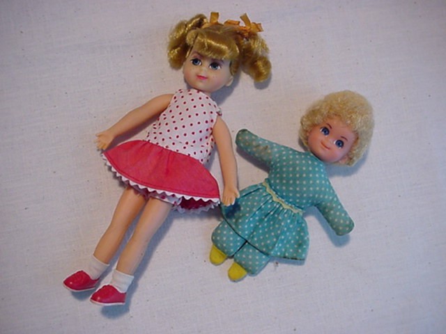 DOLL Barbie/Tutti PAL Buffy/Mrs.Beasley FAMILY AFFAIR VGC+OUTFIT/SHOE/SOCK 1965
