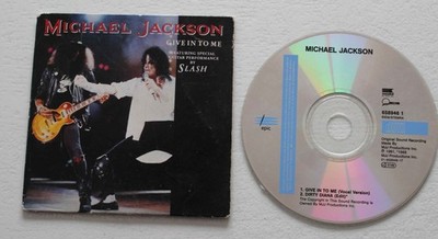 Michael Jackson , Give in to me / Dirty Diana , CD Single