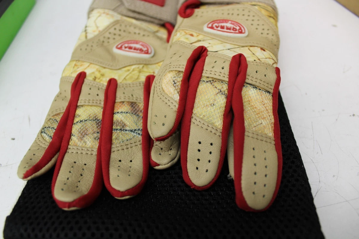 Guantes de bateo de béisbol para adultos de correa larga The Hunter de combate al aire libre - C00720 XS