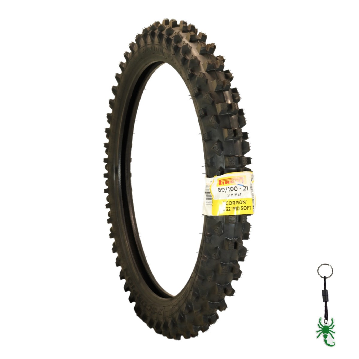 Pirelli Scorpion MX 32 Mid Soft 80/100-21 Front Dirt Bike Tire