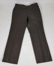 Vintage Pendleton Men s Brown Dress Pants 100 Virgin Wool 35x30 USA