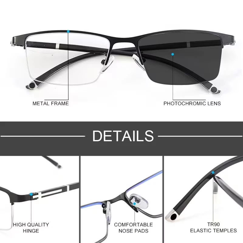 German Intelligent Color Progressive Auto Focus Reading Glasses See More Clearly
