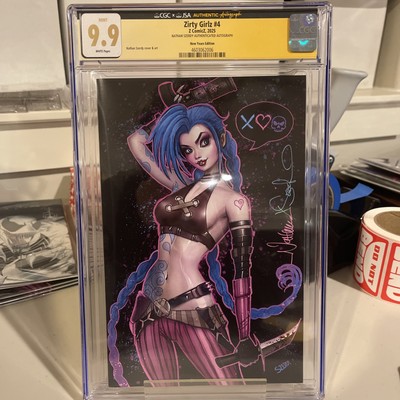 Zirty Girlz #4 CGC 9.9 Not 9.8 Jinx signed Nathan Szerdy